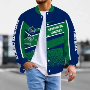 Limited Edition – Customized NHL Vancouver Canucks Satin Varsity Jacket & Baseball Jacket