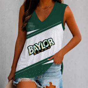 Limited Edition – Customized NCAA Baylor Bears Women’s V-Neck Tank Top