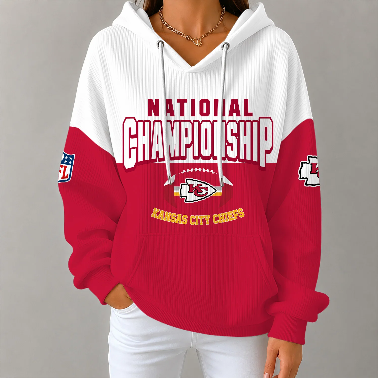 Limited Edition – Customized NFL Kansas City Chiefs Ribbed Hoodie & Sweatshirt