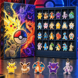Pokemon Halloween Advent Calendar 2026 24 Acrylic Ornaments Christmas Countdown Gift Ideas