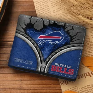 Limited Edition – Customized NFL Buffalo Bills Leather Wallet