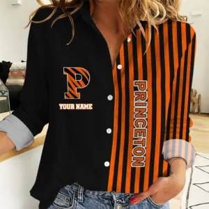 Limited Edition – Customized NCAA Princeton Tigers Women Casual Shirt For Fan