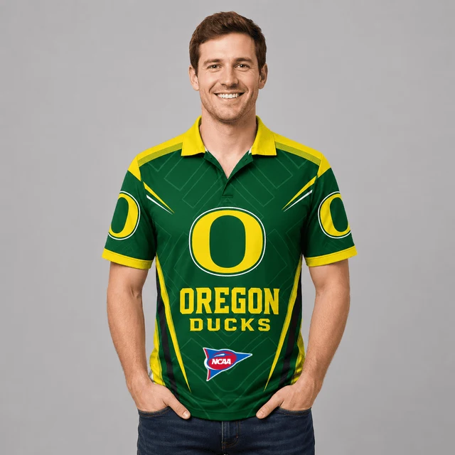 Limited Edition – Customized NCAA Oregon Ducks Polo Shirt