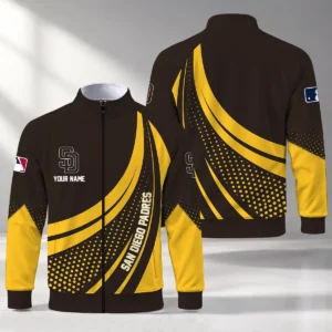 Limited Edition – Customized MLB San Diego Padres Stand Collar Jacket