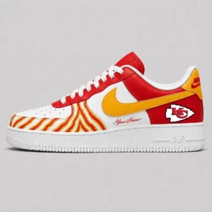 Limited Edition – Customized NFL Kansas City Chiefs Af1 Shoes
