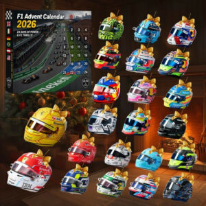 F1 Racing Helmet Advent Calendar 2026 Christmas Countdown Gifts For Fans