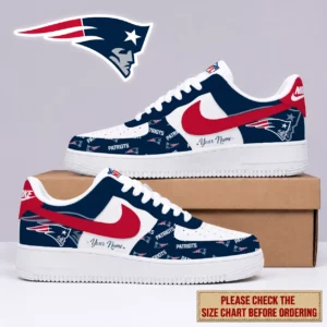 Limited Edition – Customized NFL New England Patriots Af1 Shoes