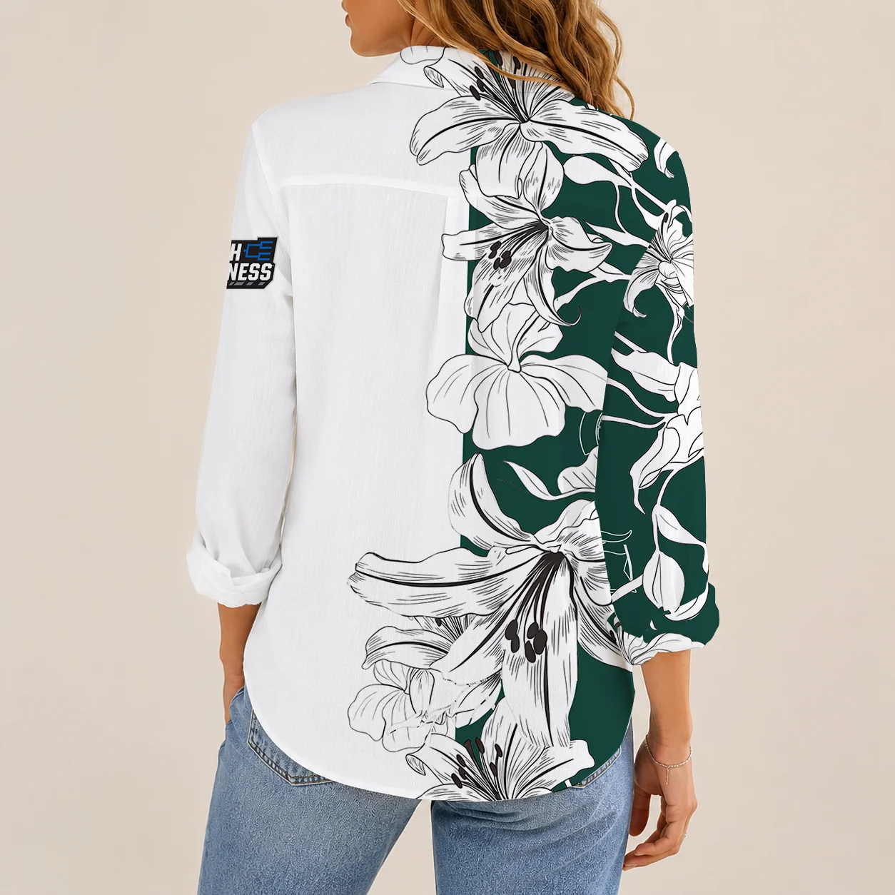 Limited Edition – Customized NCAA Michigan State Spartans Strappy Women Casual Shirt - Image 2