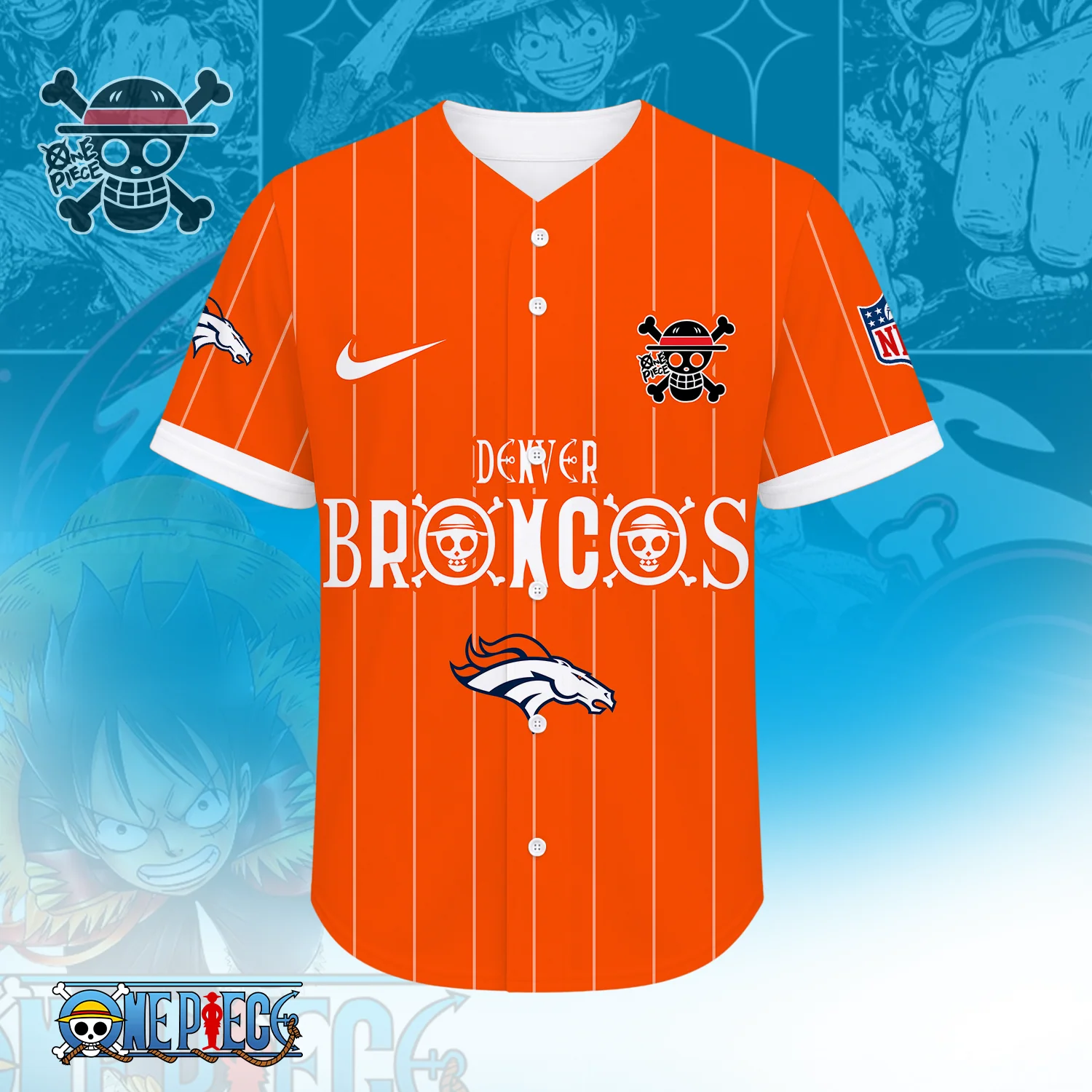 Limited Edition – Customized NFL Denver Broncos Baseball Jersey