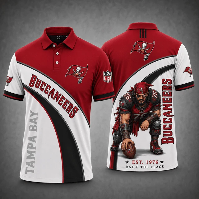 Limited Edition – Customized NFL Tampa Bay Buccaneers Polo Shirt