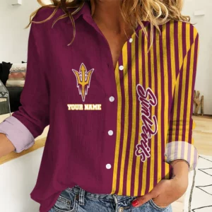 Limited Edition – Customized NCAA Arizona State Sun Devils Women Casual Shirt For Fan