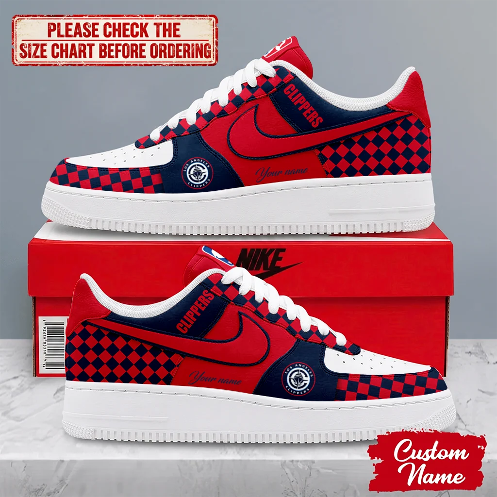 Limited Edition – Customized NBA Los Angeles Clippers Af1 Sneakers