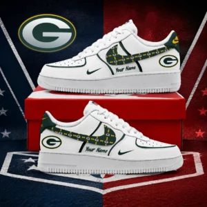 Limited Edition – Customized NFL Green Bay Packers Af1 Shoes