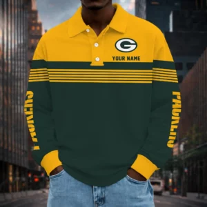 Limited Edition – Customized NFL Green Bay Packers Long Sleeve Polo Shirt