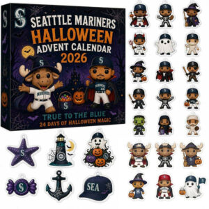 Seattle Mariners Halloween Advent Calendar 2026 24 Acrylic Ornaments Halloween Gift Ideas