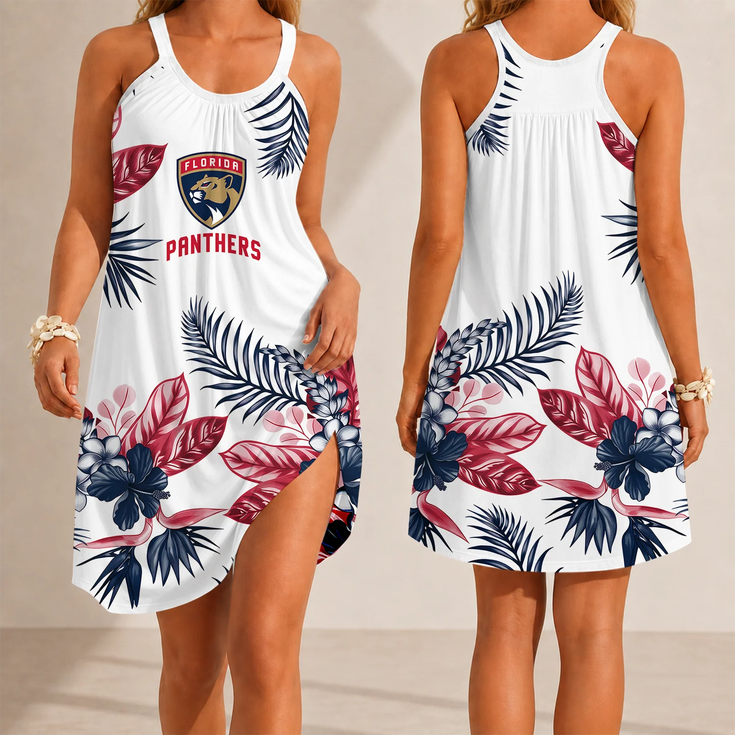 Limited Edition – Customized NHL Florida Panthers Camisole Dress