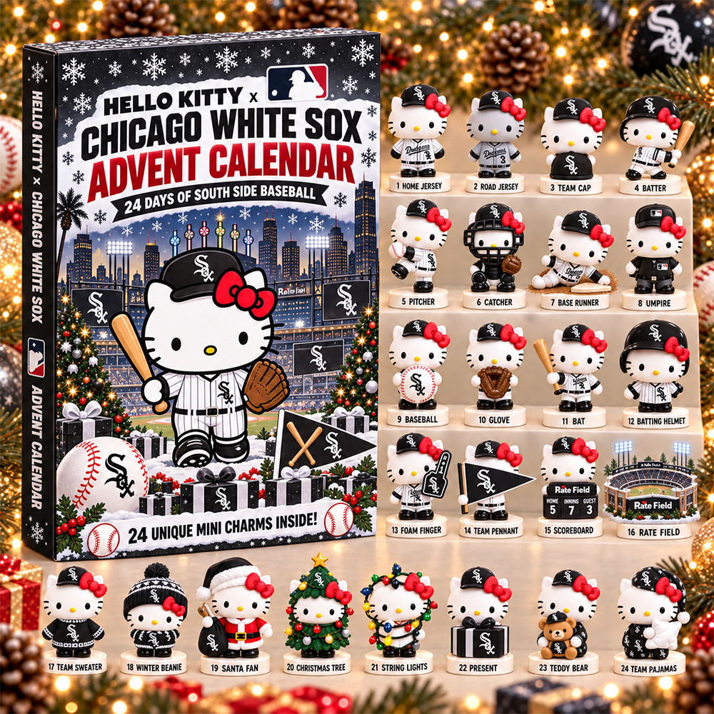 Hello Kitty x Chicago White Sox 2026 Christmas Advent Calendar Chicago Xmas Calendar