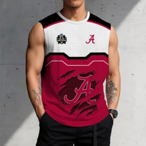 Limited Edition – New Customized NCAA Alabama Crimson Tide Men’s Gym Shirt