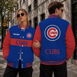 Limited Edition – Customized MLB Chicago Cubs Satin Varsity & Baseball Jacket