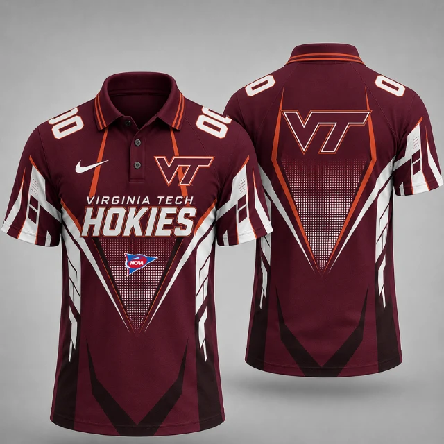 Limited Edition – Customized NCAA Virginia Tech Hokies Polo Shirt