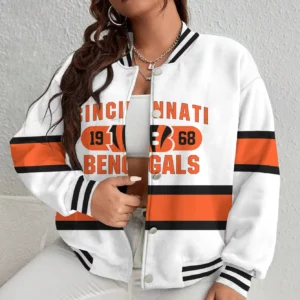 Limited Edition – Customized NFL Cincinnati Bengals Satin Varsity & Baseball Jacket