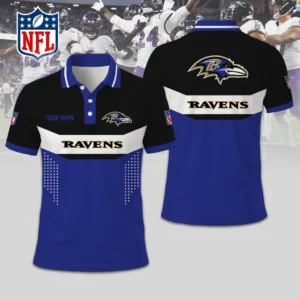 Limited Edition – Customized NFL Baltimore Ravens Polo Shirt