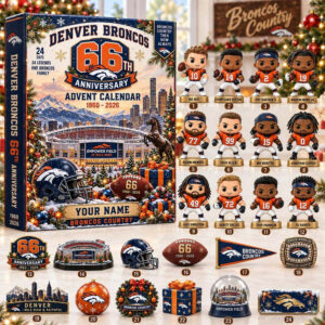 Denver Broncos 66th Anniversary Christmas Advent Calendar 2026 24 Days Christmas Countdown Gift