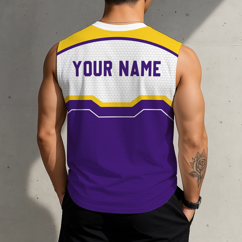 Limited Edition – New Customized NCAA Lsu Tigers Men’s Gym Shirt - Image 2