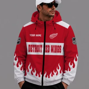 Limited Edition – Customized NHL Detroit Red Wings Windbreaker Jacket