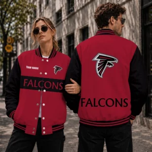 Limited Edition – Customized NFL Atlanta Falcons Satin Varsity & Baseball Jacket