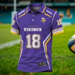 Limited Edition – Customized NFL Minnesota Vikings Polo Shirt