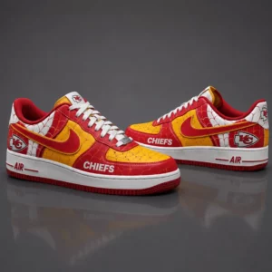 Limited Edition – Customized NFL Kansas City Chiefs X Spider Air force 1 Shoes