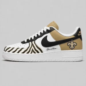Limited Edition – Customized NFL New Orleans Saints Af1 Shoes
