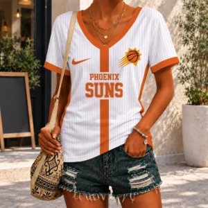 Limited Edition – Customized NBA Phoenix Suns V-Neck Female Shirt