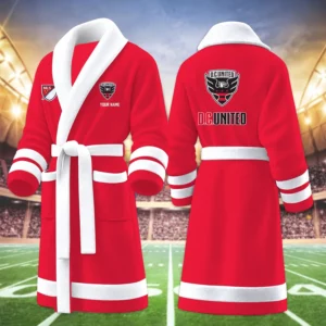 Limited Edition – Customized MLS D.C. United Fleece Bathrobe
