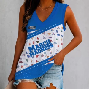 Limited Edition – Customized NCAA All Teams Women’s V-Neck Tank Top