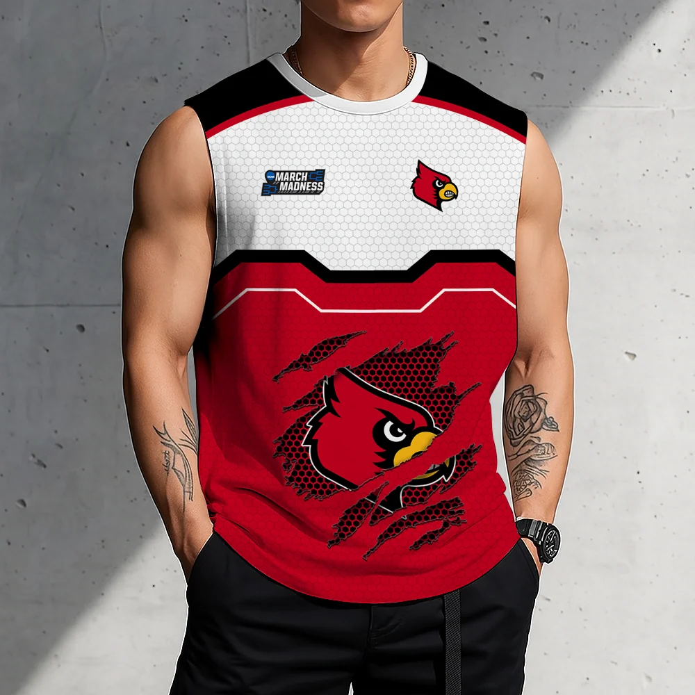 Limited Edition – Customized NCAA Louisville Cardinals Men’s Gym Shirt