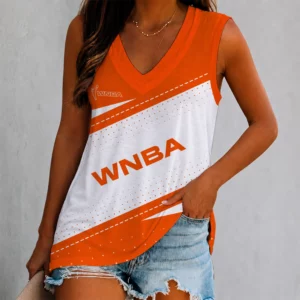 Limited Edition – New Customized WNBA Women’s National Basketball Association Women’s V-Neck Tank Top