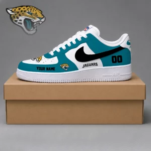 Limited Edition – Customized NFL Jacksonville Jaguars Af1 Shoes