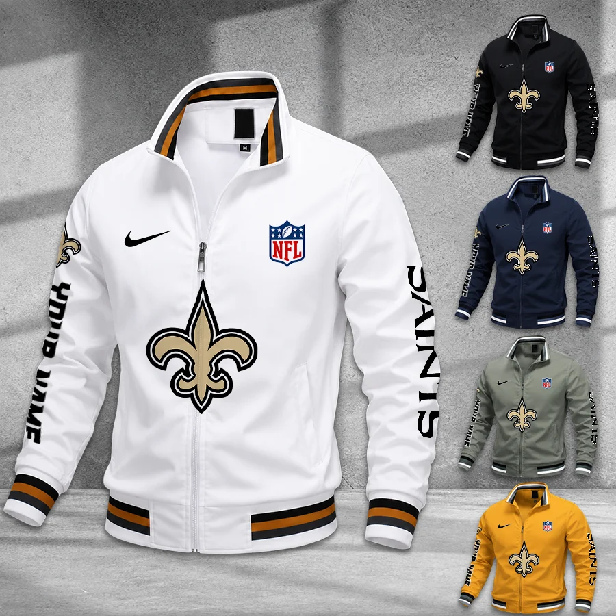 Limited Edition – Customized NFL New Orleans Saints Men’s Casual Jacket