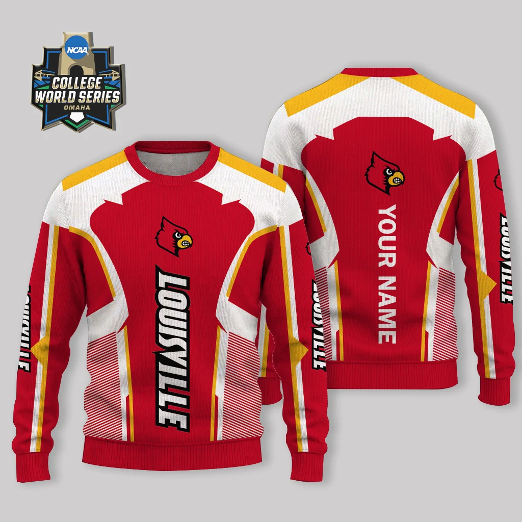Limited Edition – Customized NCAA Louisville Cardinals Ugly Sweater