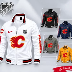 Limited Edition – Customized NHL Calgary Flames Multicolor Men’s Casual Jacket