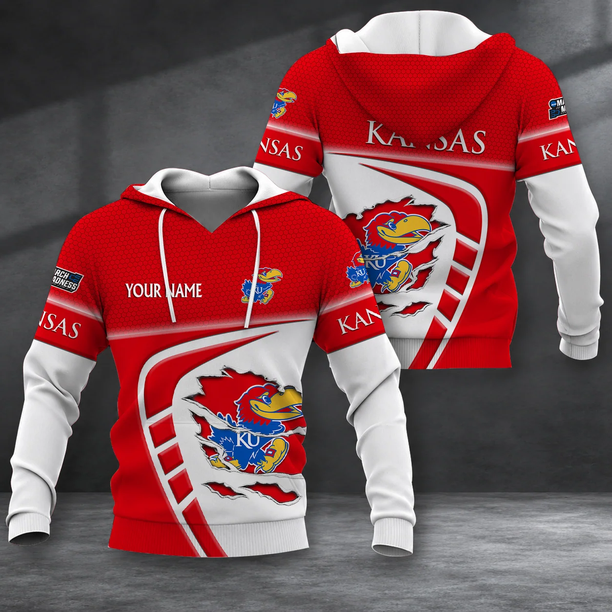 Limited Edition – Customized NCAA Kansas Jayhawks T-Shirt, Polo Shirt, Zip Polo Shirt, Sweatshirt, Hoodie & Zip Hoodie