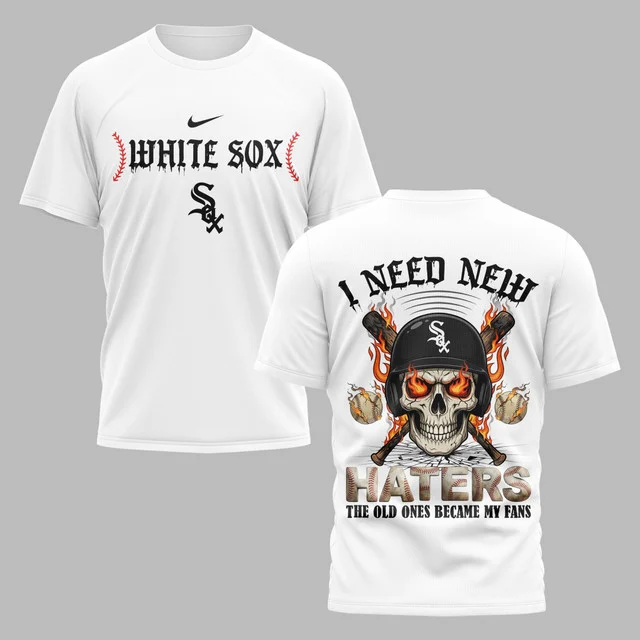 Limited Edition – Customized MLB Chicago White Sox Muticolor T-Shirt - Image 2