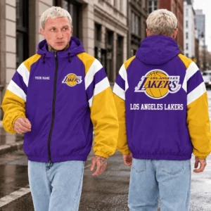 Limited Edition – Customized NBA Los Angeles Lakers Windbreaker Jacket