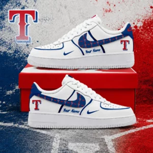 Limited Edition – Customized MLB Texas Rangers Af1 Shoes