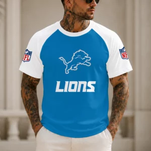 Limited Edition – Customized NFL Detroit Lions Raglan Tee