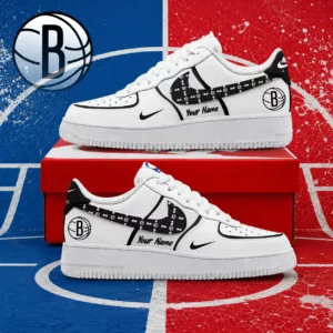 Limited Edition – Customized NBA Brooklyn Nets Af1 Sneakers