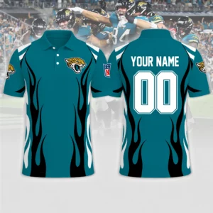 Limited Edition – Customized NFL Jacksonville Jaguars Polo Shirt