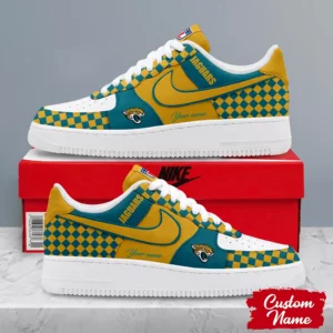 Limited Edition – Customized NFL Jacksonville Jaguars Af1 Shoes